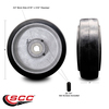 Service Caster 8" x 2" Rubber Tread on Cast Iron Keyed Drive Wheel - 3/4" Bore - SCC-RSS820-34-KW-2SS